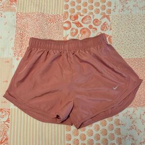 Nike running shorts, pink with liner